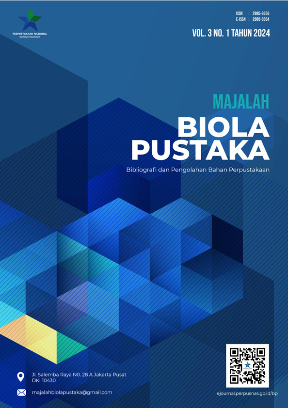 					View Vol. 3 No. 1 (2024): Majalah Biola Pustaka
				